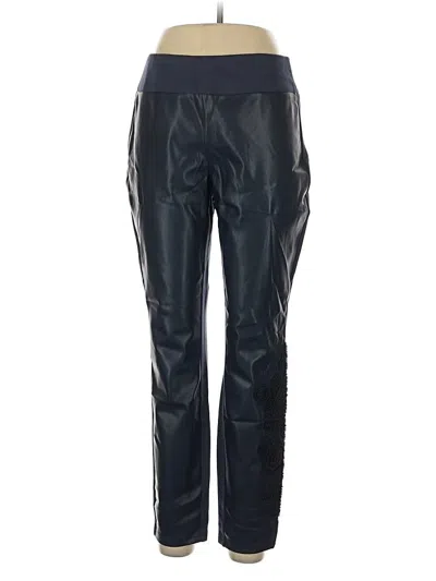 Pre-owned G By Giuliana Rancic Faux Leather Pants In Black