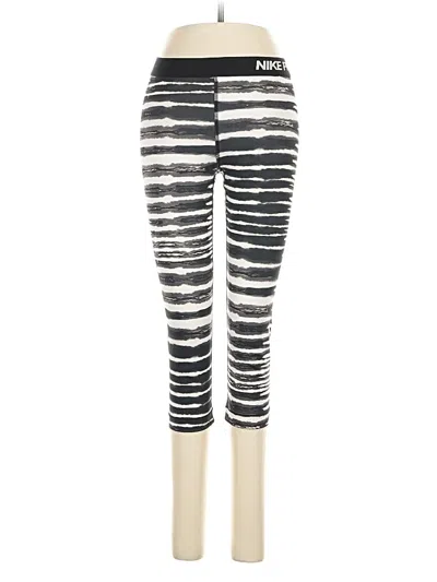 Pre-owned Nike Leggings In Silver