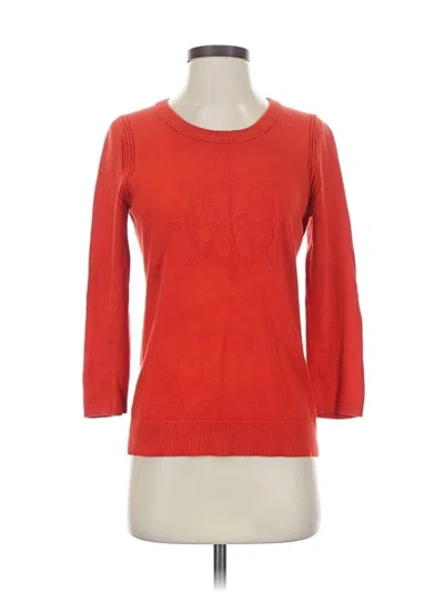 Pre-owned Banana Republic Pullover Sweater In Red