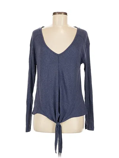 Pre-owned Peyton Jensen Cardigan Sweater In Blue