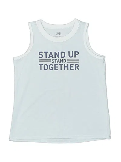 Pre-owned Athleta Girl Kids' Sleeveless T-shirt In Blue