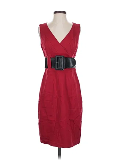Pre-owned Kay Unger Cocktail Dress In Red