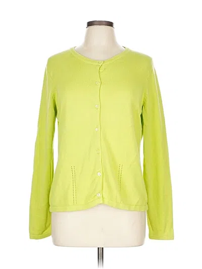 Pre-owned Real Clothes Cardigan Sweater In Green