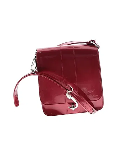 Pre-owned Beijo By Susan Handley Crossbody Bag In Red