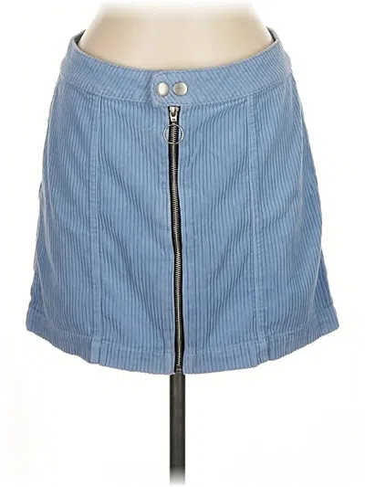 Pre-owned Pacsun Casual Skirt In Blue