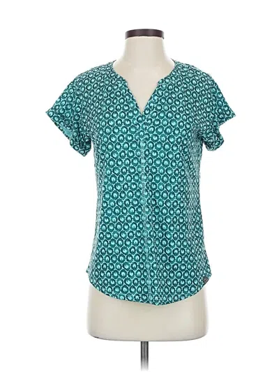 Pre-owned L.l.bean Short Sleeve T-shirt In Blue