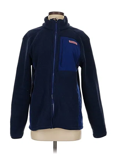 Pre-owned Vineyard Vines Fleece Jacket In Blue