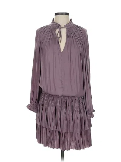 Pre-owned Current Air Casual Dress In Purple