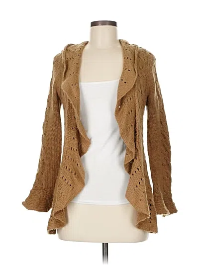 Pre-owned Dolce Cabo Cardigan Sweater In Brown
