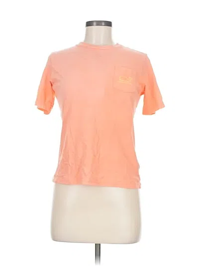 Pre-owned Vineyard Vines Short Sleeve T-shirt In Orange