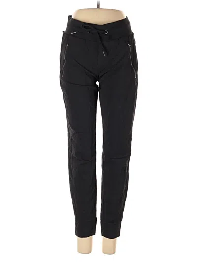 Pre-owned Athleta Track Pants In Black