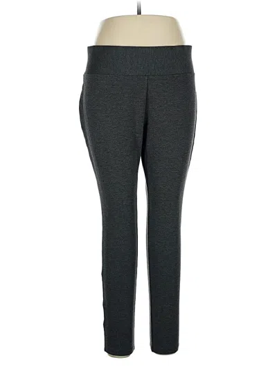 Pre-owned Tahari Active Pants In Gray