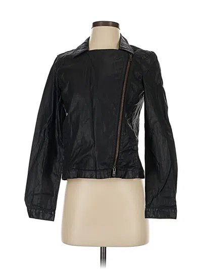 Pre-owned Eileen Fisher Jacket In Black