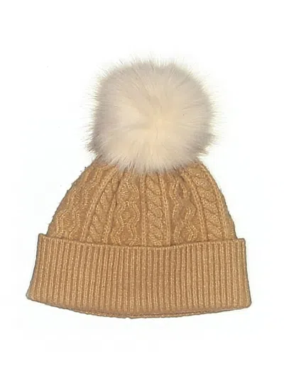 Pre-owned Oliver Bonas Beanie Hat In Brown