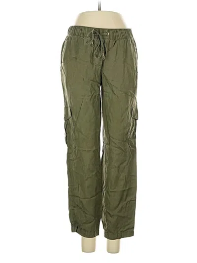 Pre-owned Ann Taylor Loft Cargo Pants In Green