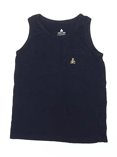 Pre-owned Baby Gap Kids' Sleeveless T-shirt In Blue