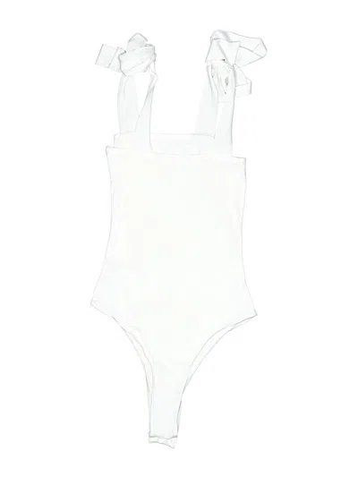 Pre-owned Motf Bodysuit In White