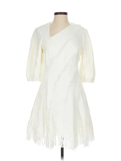 Pre-owned Simkhai Cocktail Dress In White
