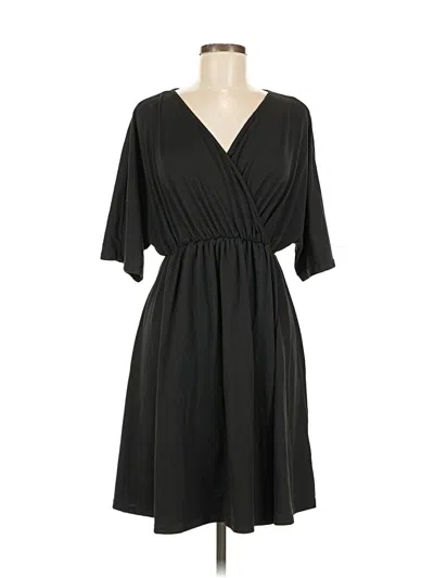 Pre-owned Ekouaer Casual Dress In Black