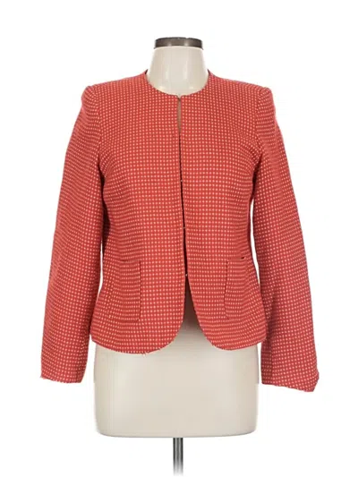 Pre-owned Kim Rogers Blazer Jacket In Red