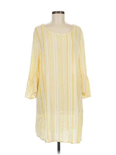 Pre-owned Umgee Casual Dress In Yellow