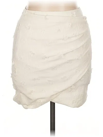 Pre-owned Storia Casual Skirt In White