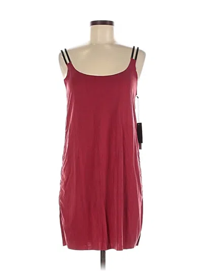 Kada Casual Dress In Burgundy
