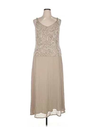 Pre-owned Alex Evenings Cocktail Dress In Brown