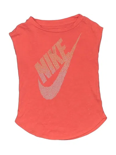 Pre-owned Nike Kids' Sleeveless T-shirt In Orange
