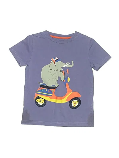 Pre-owned Mini Boden Kids' Short Sleeve T-shirt In Purple