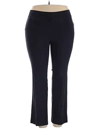 Pre-owned Lands' End Active Pants In Black