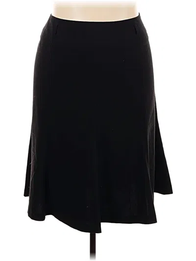 Pre-owned Dressbarn Casual Skirt In Black