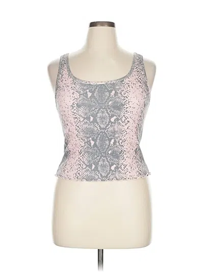 Pre-owned Wildfox Tank Top Pink Halter Neckline Tops
