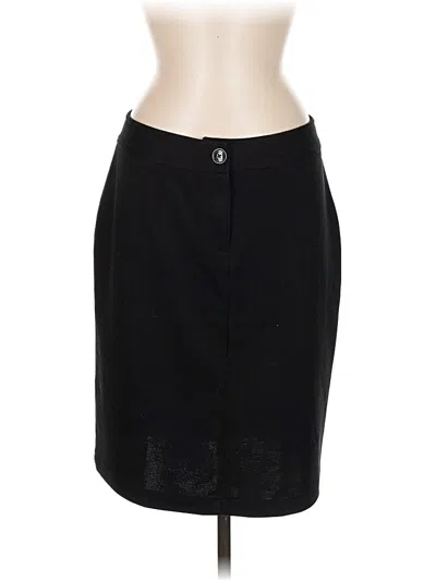 Pre-owned Isaac Mizrahi For Target Formal Skirt In Black