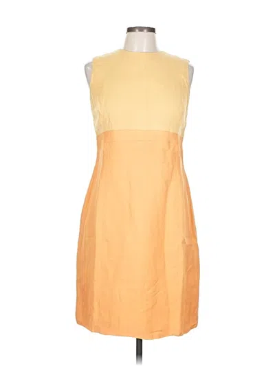 Pre-owned Ann Taylor Cocktail Dress In Orange