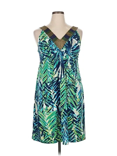 Pre-owned Style & Co Cocktail Dress In Green