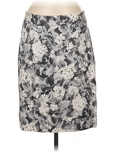 Pre-owned Talbots Formal Skirt In Gray