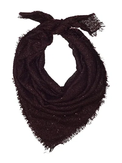 Pre-owned Maurices Scarf In Burgundy