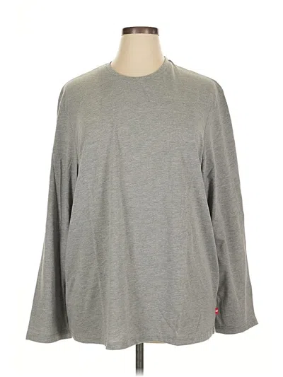 Pre-owned Assorted Brands Long Sleeve T-shirt In Gray