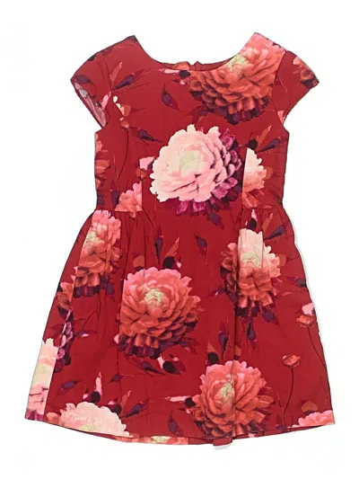 Pre-owned Gap Kids' Dress In Burgundy