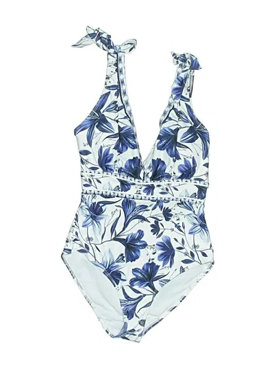 Pre-owned Unbranded One Piece Swimsuit In Blue