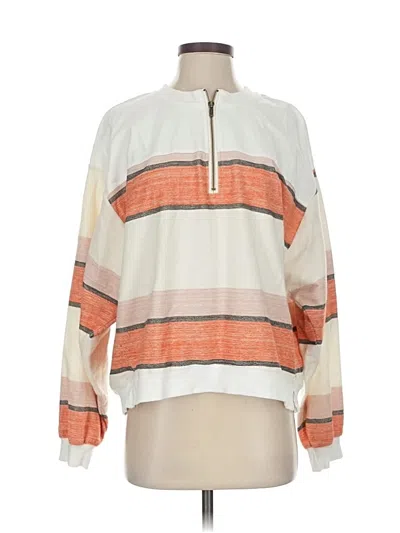 Pre-owned Bdg Long Sleeve Blouse In Orange