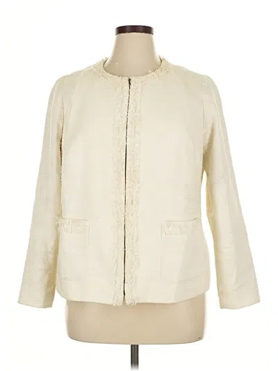 Pre-owned Talbots Jacket In White