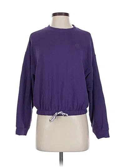 Pre-owned Champion Sweatshirt In Purple