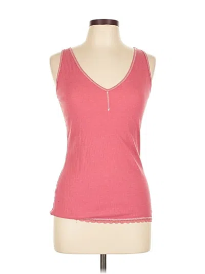 Pre-owned Maurices Tank Top Pink Sweetheart Neckline Tops