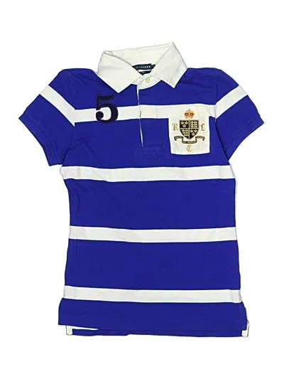 Pre-owned Ralph Lauren Kids' Short Sleeve Polo Shirt In Blue