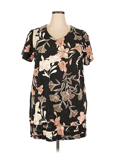 Pre-owned Nicole Miller Casual Dress In Brown