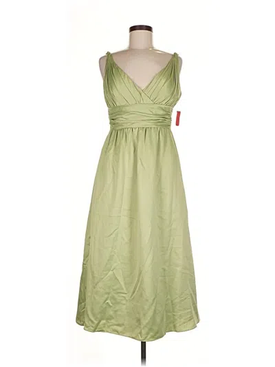 Pre-owned Bill Levkoff Cocktail Dress In Green