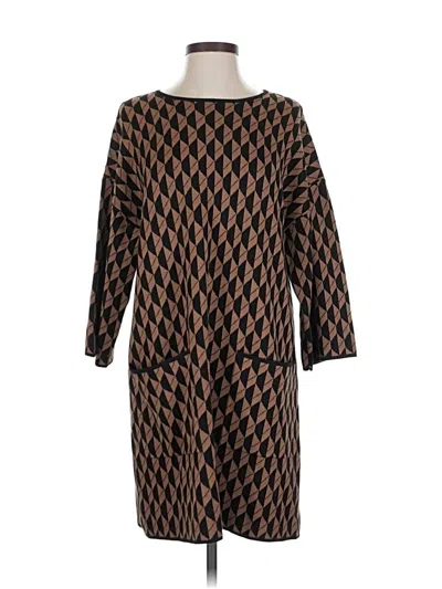 Pre-owned Max Studio Casual Dress In Brown