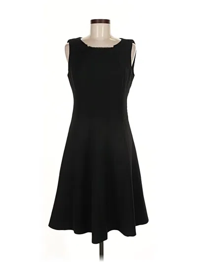 Pre-owned T Tahari Casual Dress In Black